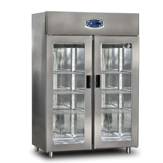 Dampak İki Cam Kapılı Dik Tip Buzdolabı 139x82x210 22DBF2C-GN (22DBF2C-GN)