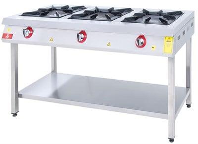 DRN 3 Lü Taban Raflı Ocak Gazlı ve Lpg Li 150x64x85 Cm DRNKF-1560 (DRNKF-1560)