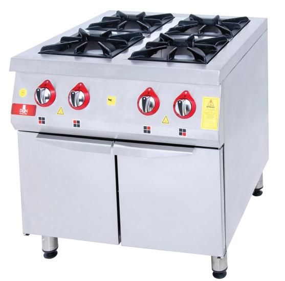 DRN 4 Lü Ocak Alt Dolaplı Gazlı ve Lpg Li 100x104x85 Cm DRNDO-1010 (DRNDO-1010)