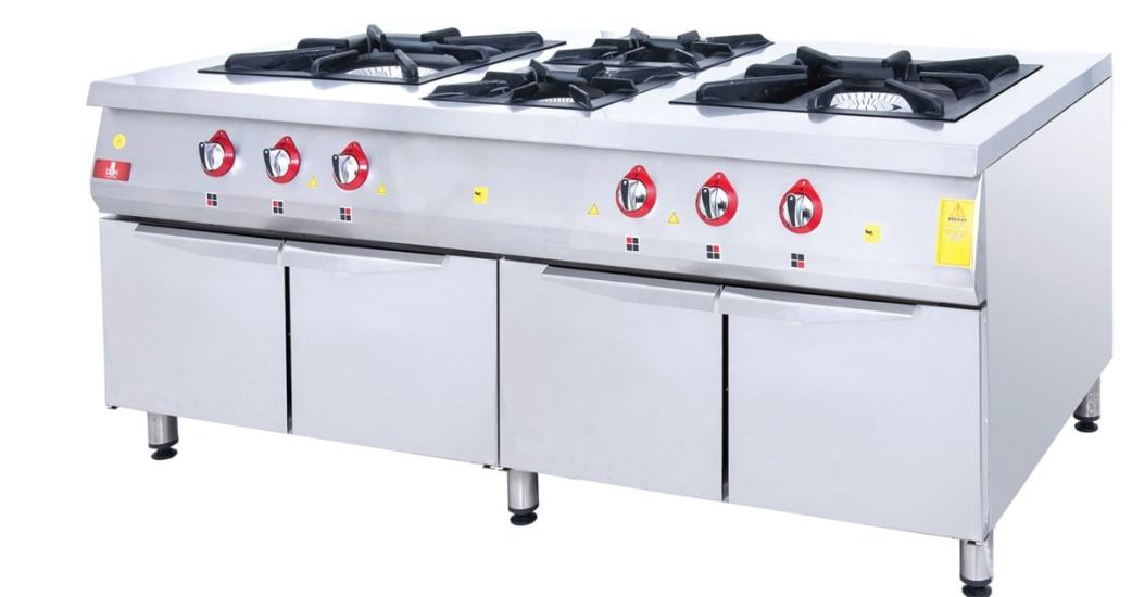DRN 6 Lı Ocak Alt Dolaplı Gazlı ve Lpg Li 200x104x85 Cm DRNDO-2016 (DRNDO-2016)