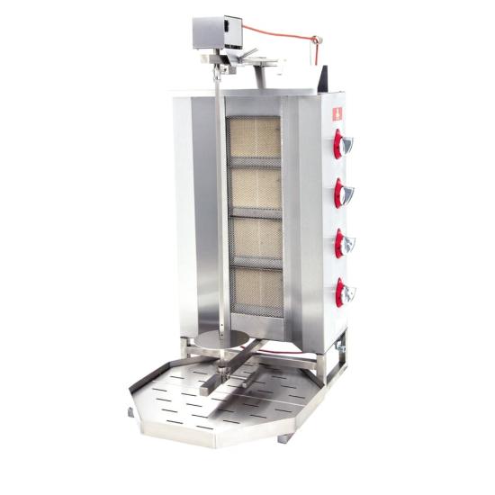 DRN 4 Radyanlı Üstten Motorlu Döner Ocağı Gazlı ve Lpg Li DRNDUG-4 (DRNDUG-4)