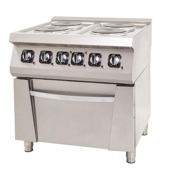 DRN 4 Lü Elektrikli Kuzine 4 Ocak 1 Fırın 80x73x85 Cm DRNEK-8070 (DRNEK-8070)