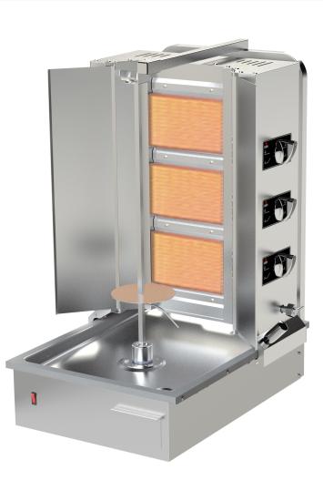 DRN Alttan Motorlu Döner Ocağı 3 Radyanlı Gazlı ve Lpg Li 55x70x100 Cm DRNDAG-3Y (DRNDAG-3Y)