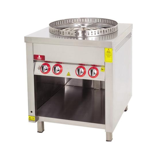 DRN 3 Lü Su Böreği Ocağı Alt Dolaplı Gazlı ve Lpg Li 210x70x90 Cm DRNSBD-3 (DRNSBD-3)