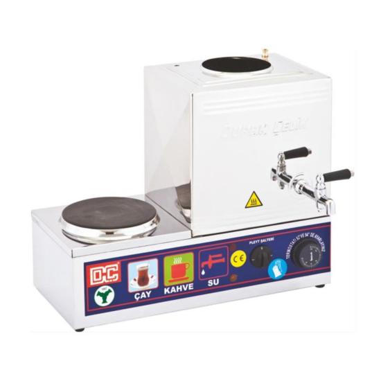 Duran Çelik Çay Kazanı Tek Demlikli 12 Litre Elektrikli Pleytli DÇ013 (DÇ013)