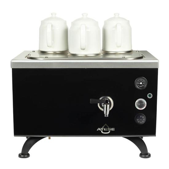Ateşe Efes Analog Elektrikli 3 Demlikli Çay Makinesi (STATIC EAE3) (STATIC EAE3)