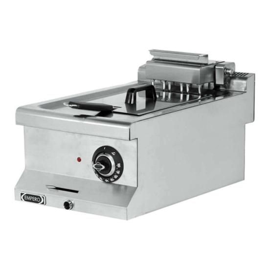 Empero Elektrikli Fritöz 10 Litre Tahliyeli 40x63x28 cm EMP.6FE010 (EMP.6FE010)