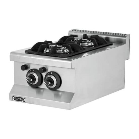 Empero Set Üstü Gazlı Ocak 2 Brülörlü Ce Belgeli 40x63x28 cm EMP.6KG010 (EMP.6KG010)