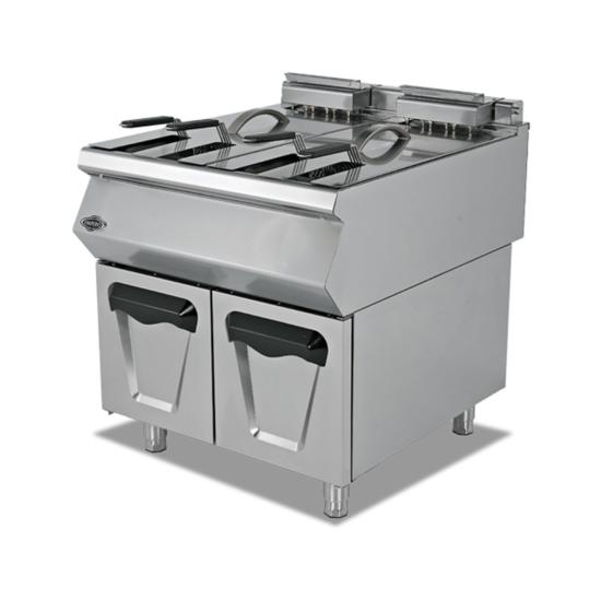 Empero Gazlı Fritöz 16+16 Litre Alt Dolaplı 80x73x85 cm EMP.PLS.7FG020 (EMP.PLS.7FG020)