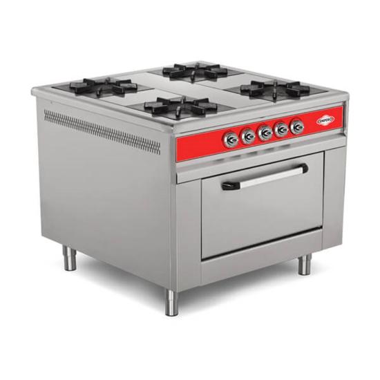 Empero 4 lü Kuzine Gazlı Ce Belgeli 100x100x85 cm EMP.9KG.021 (EMP.9KG.021)