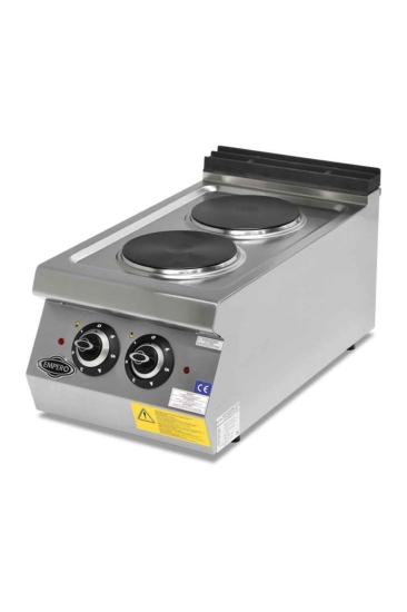 Empero Elektrikli Ocak 2 Yuvarlak Pleytli Ocak 40x73x30 cm EMP.PLS.7KE010-Y (EMP.PLS.7KE010-Y)