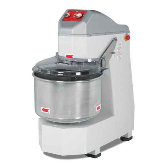 Empero Spiral Hamur Yoğurma Makinesi 30 Kg Çift Devirli SH.01 (SH.01)