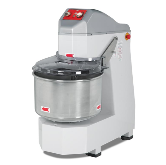 Empero Spiral Hamur Yoğurma Makinesi 50 Kg Çift Devirli SH.02 (SH.02)