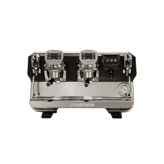 Faema Tam Otomatik Espresso Kahve Makinesi 2 Gruplu Kahve Makinesi Dijital Ekran E71 A/2 Touch Black (E71 A/2 Touch Black)