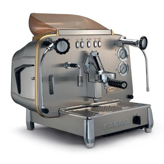 Faema Tam Otomatik Espresso Kahve Makinesi 1 Gruplu Kahve Makinesi E61 A/1 Jubile White&Wood (E61 A/1 Jubile White&Wood)