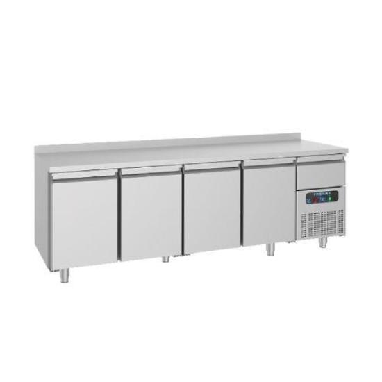 Frenox Dört Kapılı Tezgah Tip Buzdolabı Bar Serisi 233x70x85 cm 304 Kalite CGN4-MT (CGN4-MT )