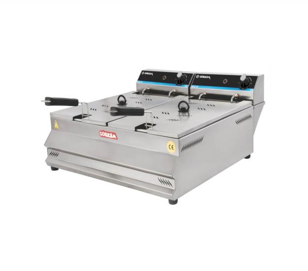 Görkem Elektrikli Fritöz 10+10 Litre 66x70x33 Cm 311 (311)
