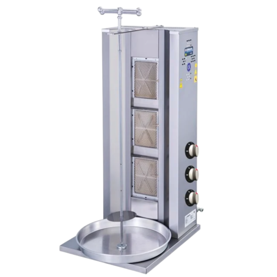 Görkem 3 Lü Döner Ocağı Gazlı ve Lpg Li 45x53x100 Cm 403 (403)
