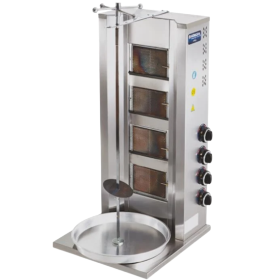 Görkem 4 Lü Döner Ocağı Gazlı ve Lpg Li 52x53x100 Cm 404 (404)
