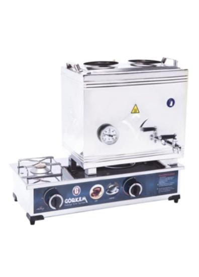 Görkem 40 Lık Kaynaklı Çay Kazanı Gaz ve Elektrikli 142 (142)