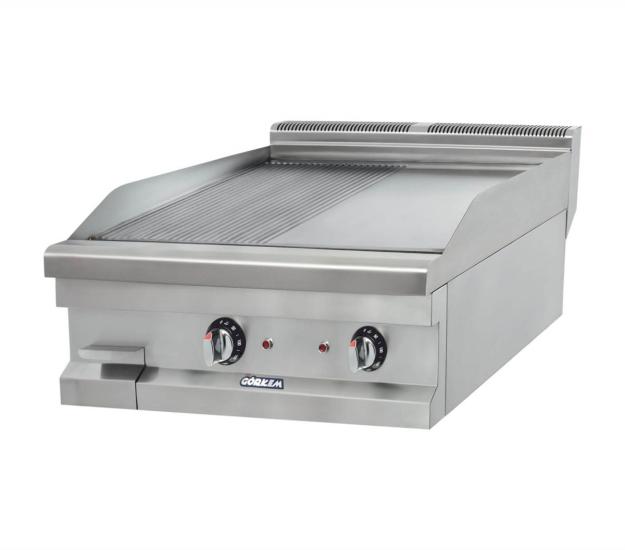 Görkem Elektrikli Izgara Yarı Düz Yarı Oluklu Yüzey 80x71x42 Cm 716 (716)