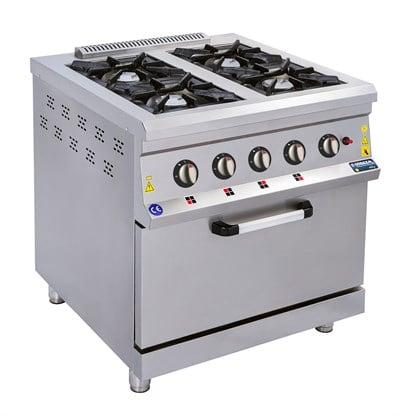 Görkem 4 Lü Kuzine Gazlı ve Lpg Li 80x80x85 Cm 808 (808)