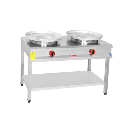 Himaksan 2 Li Taban Raflı Tantuni Ocağı Gazlı Ve Lpg Li HMK-TBTNOG 2 (HMK-TBTNOG 2)