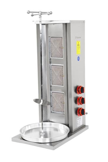 Himaksan 3 lü Döner Ocağı Gazlı ve Lpg Li 35x24x90 cm HMK-DNG 3 (HMK-DNG 3)