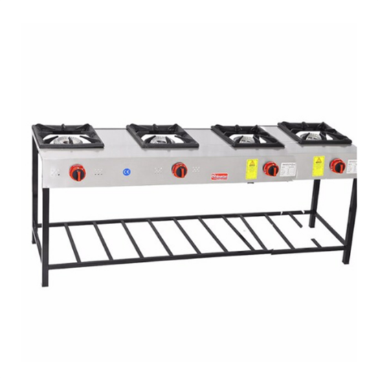 Himaksan 4 Lü Uzun Lokanta Ocağı Gazlı ve Lpg Li 192X47X70 Cm HMK-LKY-4 (HMK-LKY-4)