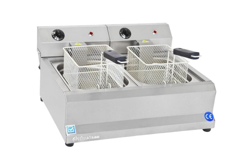 Himaksan 5+5 Fritöz Çift Hazneli Elektrikli 60X50X20 Cm HMK-FE 5+5 (HMK-FE 5+5)