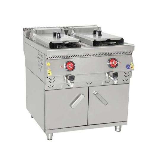 Himaksan Dolaplı 12+12 Litre Elektrikli Fritöz 80x70x85 cm HMK-DFE 878 (HMK-DFE 878)