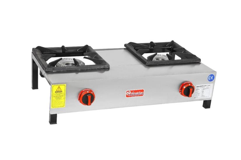 Himaksan 2 li Kısa Lokanta Ocağı Gazlı ve Lpg Li 86X45X25 Cm HMK-LKK-2 (HMK-LKK-2)