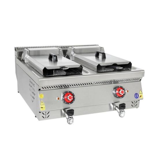 Himaksan Set Üstü 12+12 Litre Elektrikli Fritöz 80x70x30 cm HMK-SFE 873 (HMK-SFE 873)