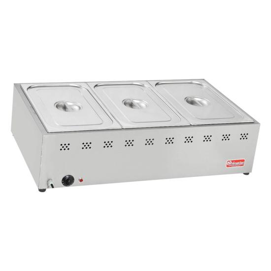 Himaksan Set Üstü Benmari 1/1 3 Lü Elektrikli 102x57x25 Cm HMK-BSÜE 3 (HMK-BSÜE 3)