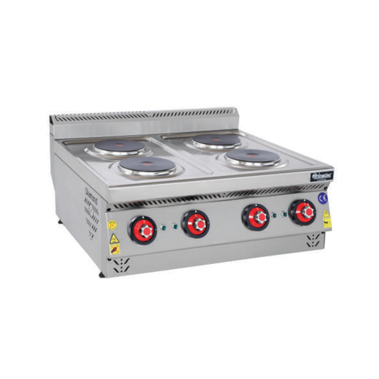 Himaksan Set Üstü Dörtlü Elektrikli Ocak 80x70x30 cm HMK-SOE 873 (HMK-SOE 873)