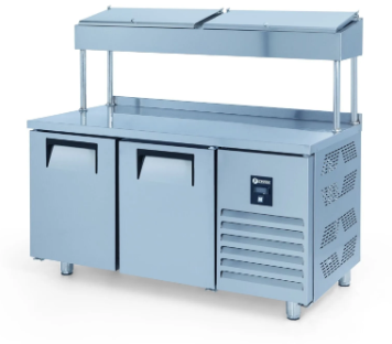 İceinox 2 Kapılı Make Up Buzdolabı - Yüksek Ayak PTS-H 330 CR (PTS-H 330 CR)