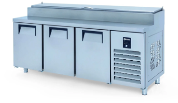 İceinox 3 Kapılı Make Up Buzdolabı - Kısa Ayak PTS-L 515 CR (PTS-L 515 CR)