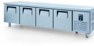 İceinox 4 Kapılı Pişirici Altı Derin Dondurucu Snack Seri - UTS 370 N CR (UTS 370 N CR)