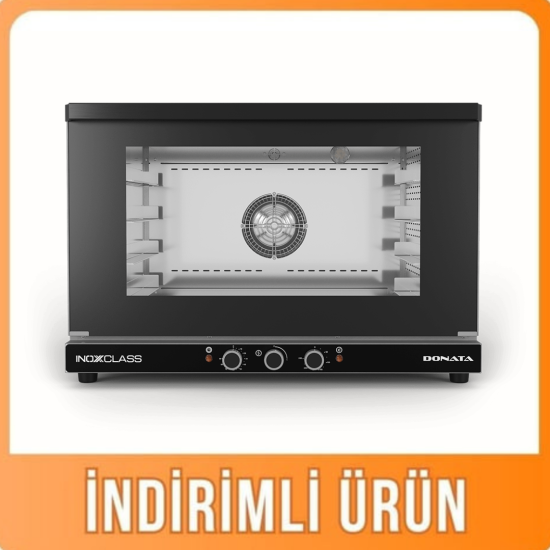 İnoxclass 4 Tepsili Patisserie Fırın, Manuel Elektrikli Donata D04EF (D04EF)
