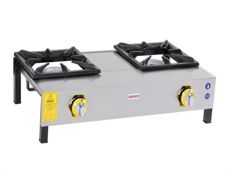 İnoxmaster 2 Li Lokanta Ocağı Kısa Ayak Gazlı ve Lpg Li 86x45x25 Cm İMR-LKK-2 (İMR-LKK-2)