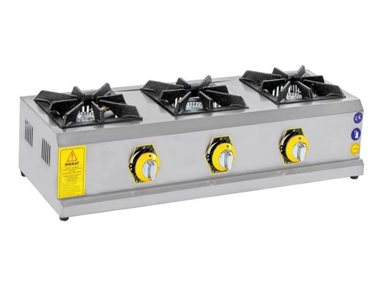 İnoxmaster 3 Lü Set Üstü Ocak Gazlı ve Lpg Li 130x50x25 Cm İMR-SOG-1450 (İMR-SOG-1450)