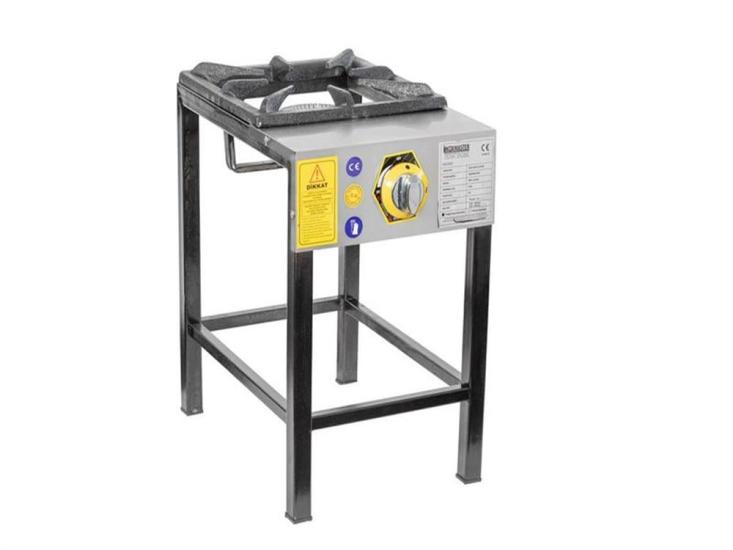 İnoxmaster Tekli Lokanta Ocağı Yüksek Ayak Gazlı ve Lpg Li 33x45x50 Cm MR-LKY-1 (MR-LKY-1)