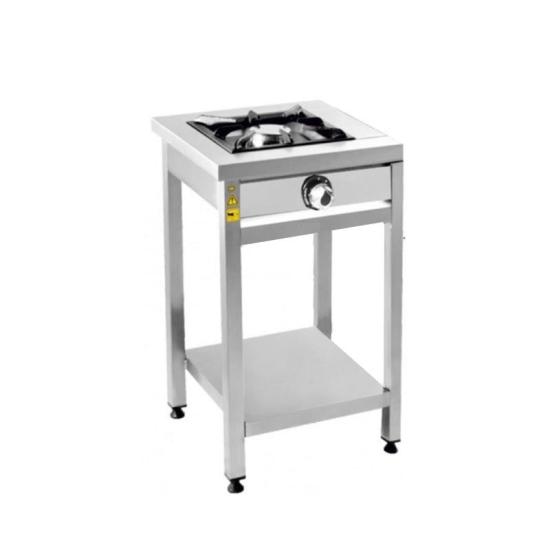 İnoxmaster Tekli Taban Raflı Ocak Gazlı ve Lpg Li 50x50x85 Cm İMR-TBOG-5050 (İMR-TBOG-5050)