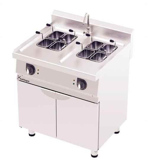 Kalitegaz 12+12 Litre Elektrikli Makarna Haşlama Makinesi 80x70x90 Cm Alt Dolaplı PCCS8070E Rinnova (PCCS8070E)