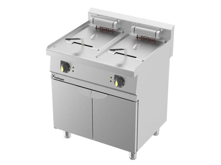 Kalitegaz Elektrikli Fritöz 13+13 Litre 80x70x90 Cm Alt Dolaplı FCS8070E Rinnova (FCS8070E)