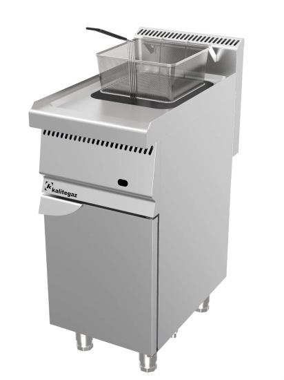 Kalitegaz Gazlı Fritöz 23 Litre Ce Belgeli Alt Dolaplı 40x70x90 Cm FCS4070G Rinnova (FCS4070G)