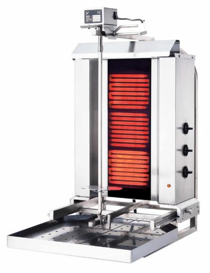 Kalitegaz 3 Gözlü Elektrikli Üstten Motorlu Döner Ocağı KLG230HG (KLG230HG)
