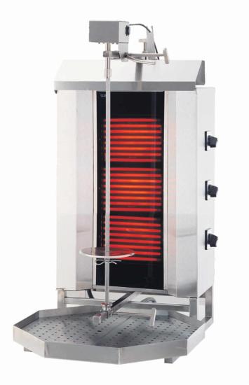 Kalitegaz 3 Gözlü Elektrikli Üstten Motorlu Döner Ocağı KLG230 (KLG230)