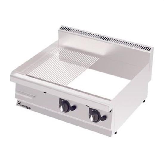 Kalitegaz Elektrikli Pleyt Izgara Yarı Oluklu Krom Kaplı 90x70x29 cm GS9070EC (GS9070EC)