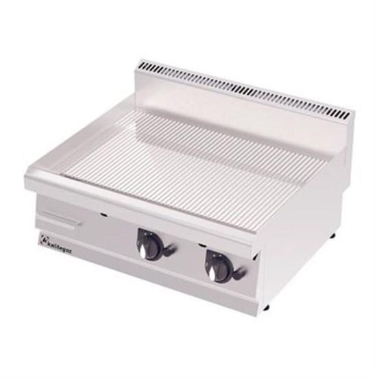 Kalitegaz Gazlı Pleyt Izgara Oluklu Krom Kaplı 90x60x29 Cm GG9060GG Rinnova (GG9060GC)